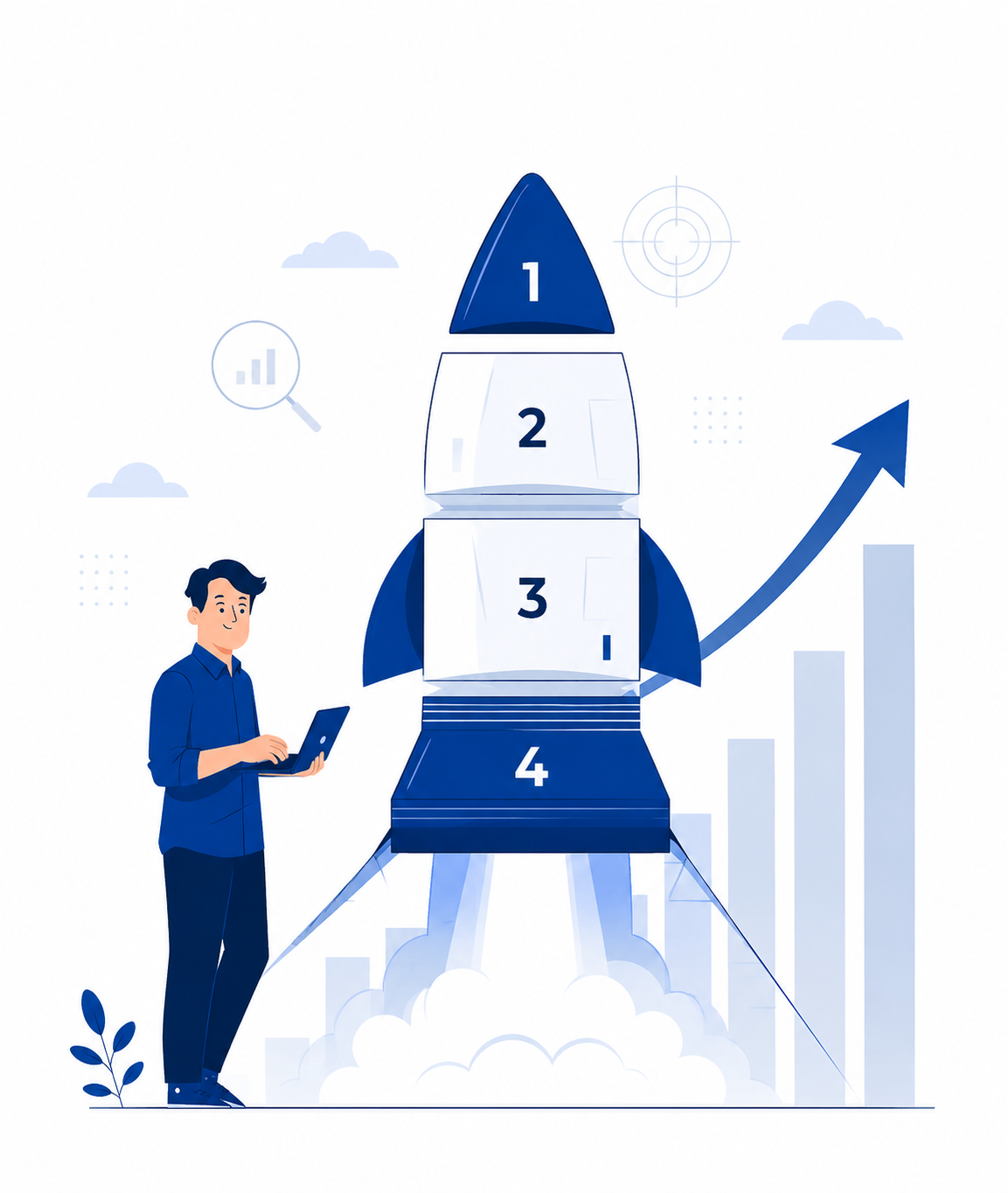 Illustration representing organizational growth