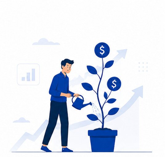 Earnest Management Consulting data-driven insights illustration