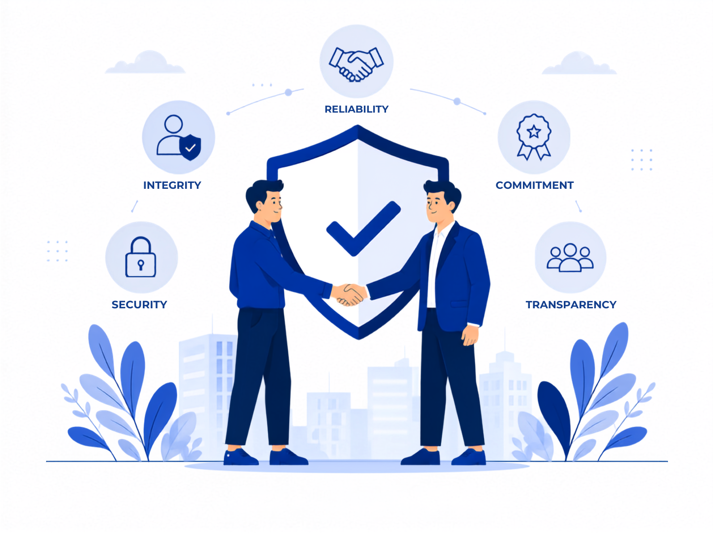Earnest Management Consulting team illustration