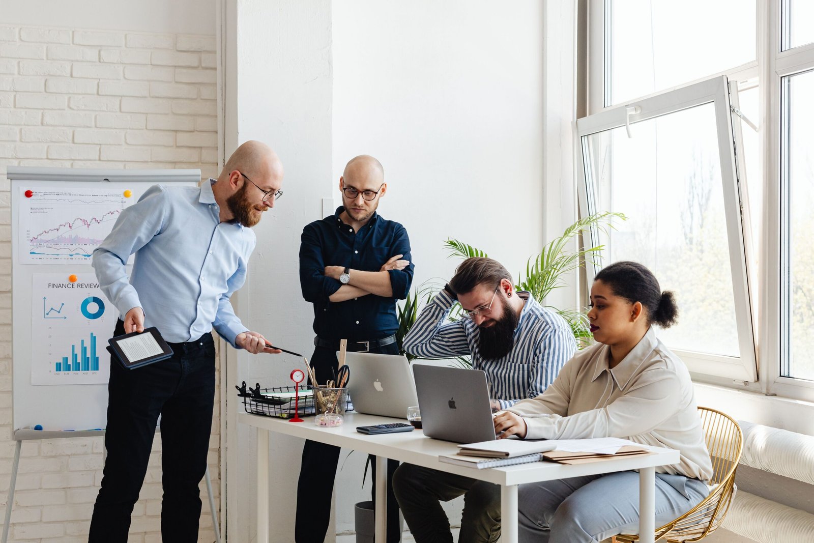 Embedded finance professional at work